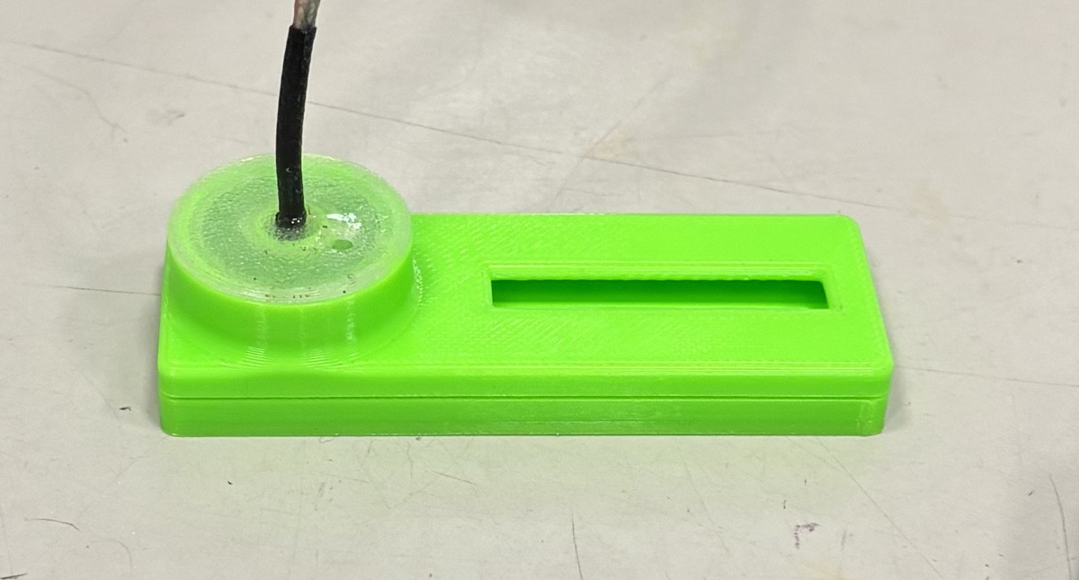 Characterization build with a thermocouple sealed into the sample well